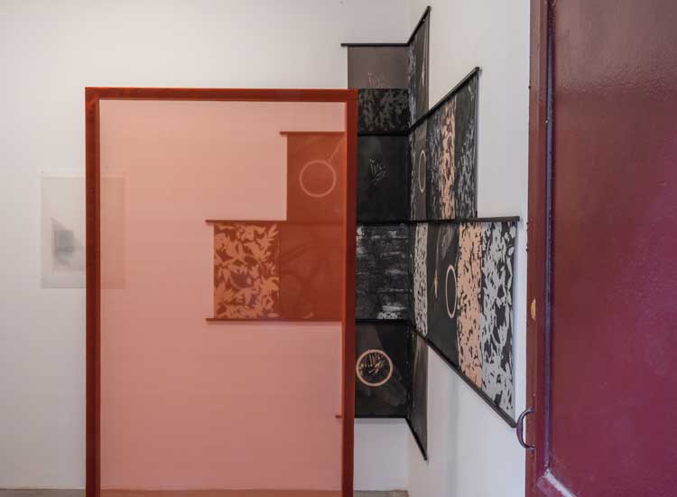 Francisca Aninat: Four Steps and a Looking Glass, installation view.