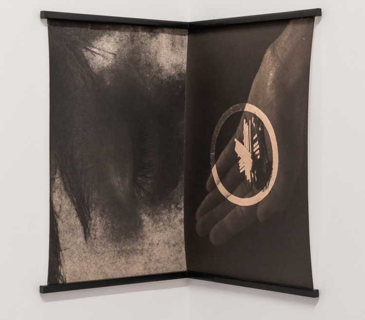 Francisca Aninat: Four Steps and a Looking Glass (detail), installation view.