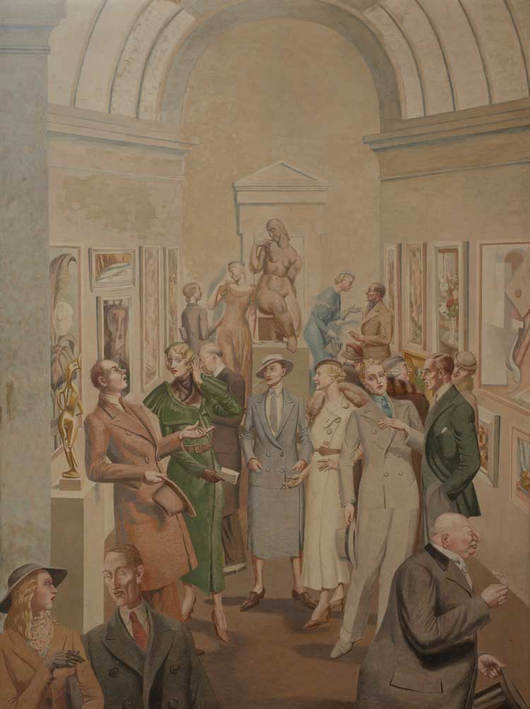 Gladys Hynes, The Private View, 1937.