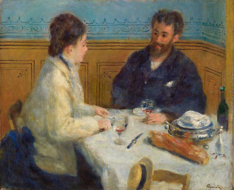 Pierre-Auguste Renoir, Luncheon, 1875.