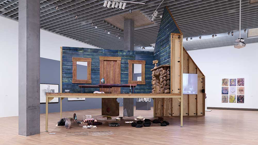 Kaari Upson: Dollhouse – a Retrospective, installation view, MASI Lugano, 6 September 2026 – 10 January 2027. Photo: Gabriele Spalluto.