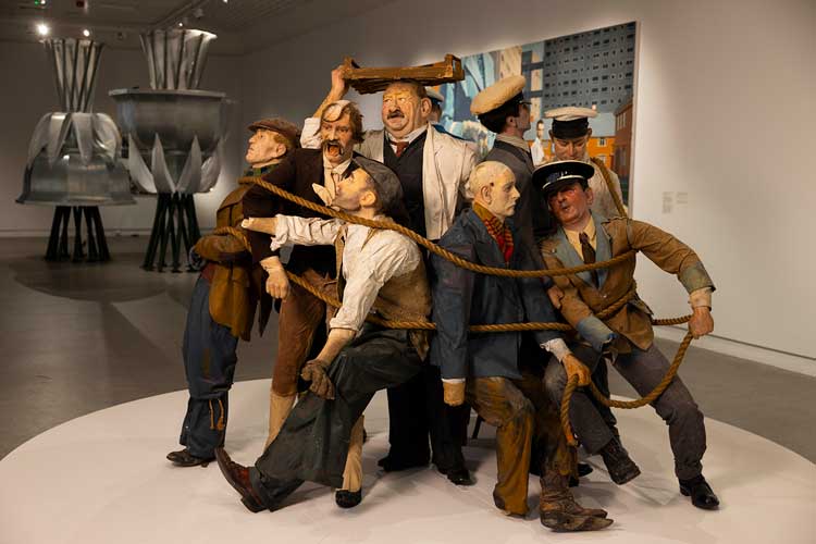 Installation view of Alex Margo Arden, Accounts (2025) in British Art Show 10: A Chorus of Strangers. Image courtesy the artist and Hayward Gallery Touring. Photo: David Parry.
